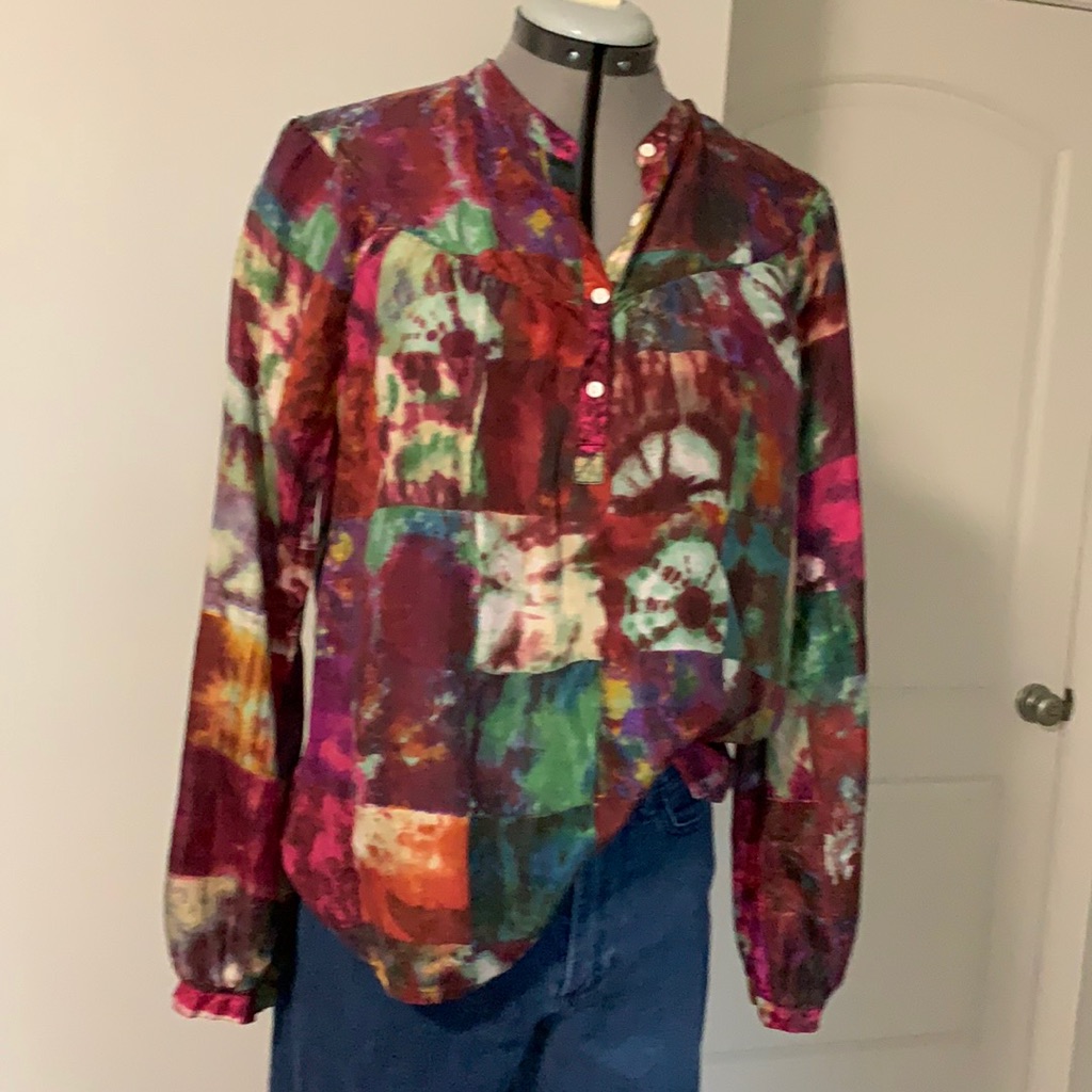 Lucky Brand Water Color Blouse